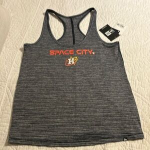 Astros razorback tank. Medium. Space City